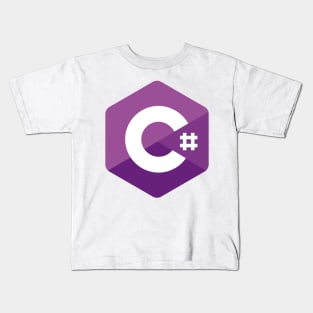 C# Sharp logo Kids T-Shirt